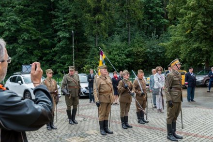 Uroczystość upamiętnienia mjra Adolfa Pilcha